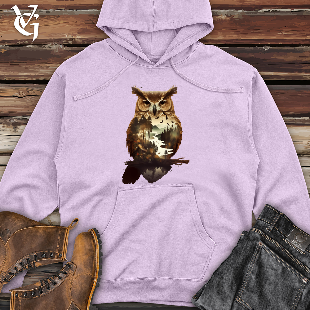 Owl of the River Midweight Hooded Sweatshirt