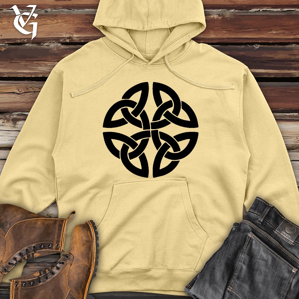 The Celtic Path of Life Midweight Hooded Sweatshirt