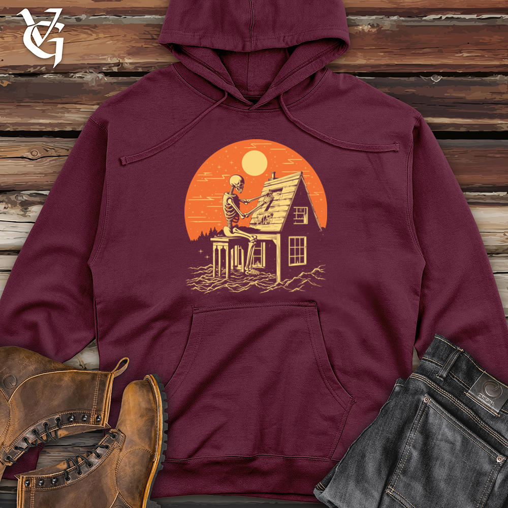 Celestial Builder Skeleton Midweight Hooded Sweatshirt