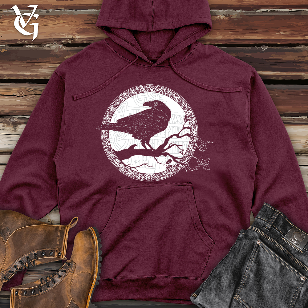 White Raven Winter Midweight Hooded Sweatshirt