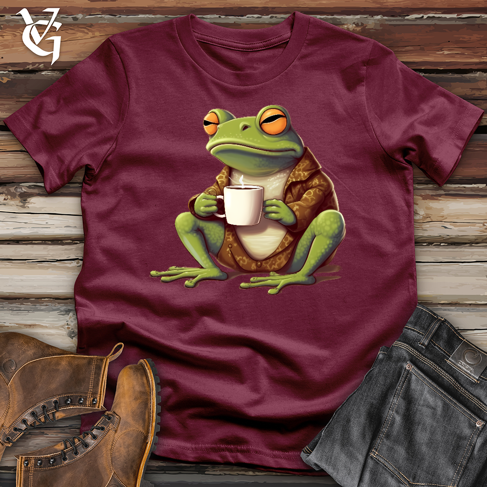 Frog Coffee Addict Softstyle Tee