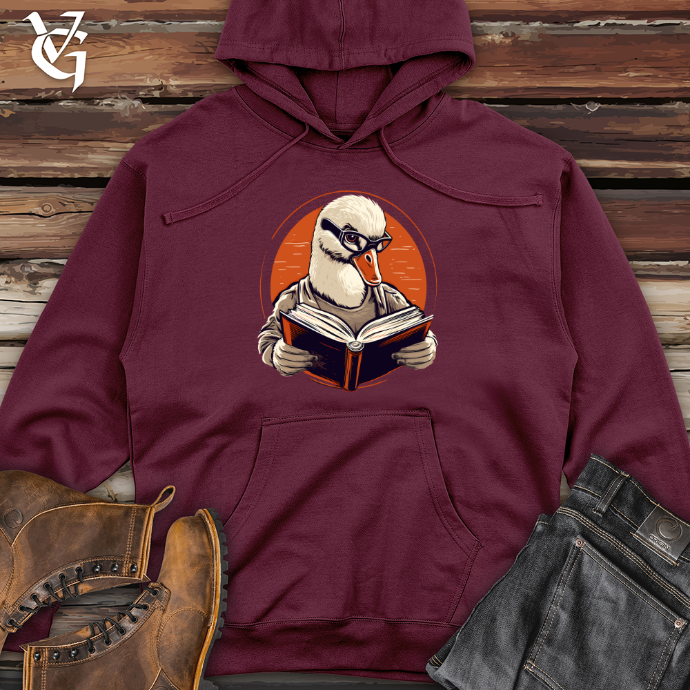 Wanderlust Goose Reads Midweight Hooded Sweatshirt