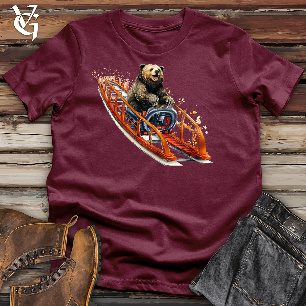 Roller Coaster Bear Cotton Tee