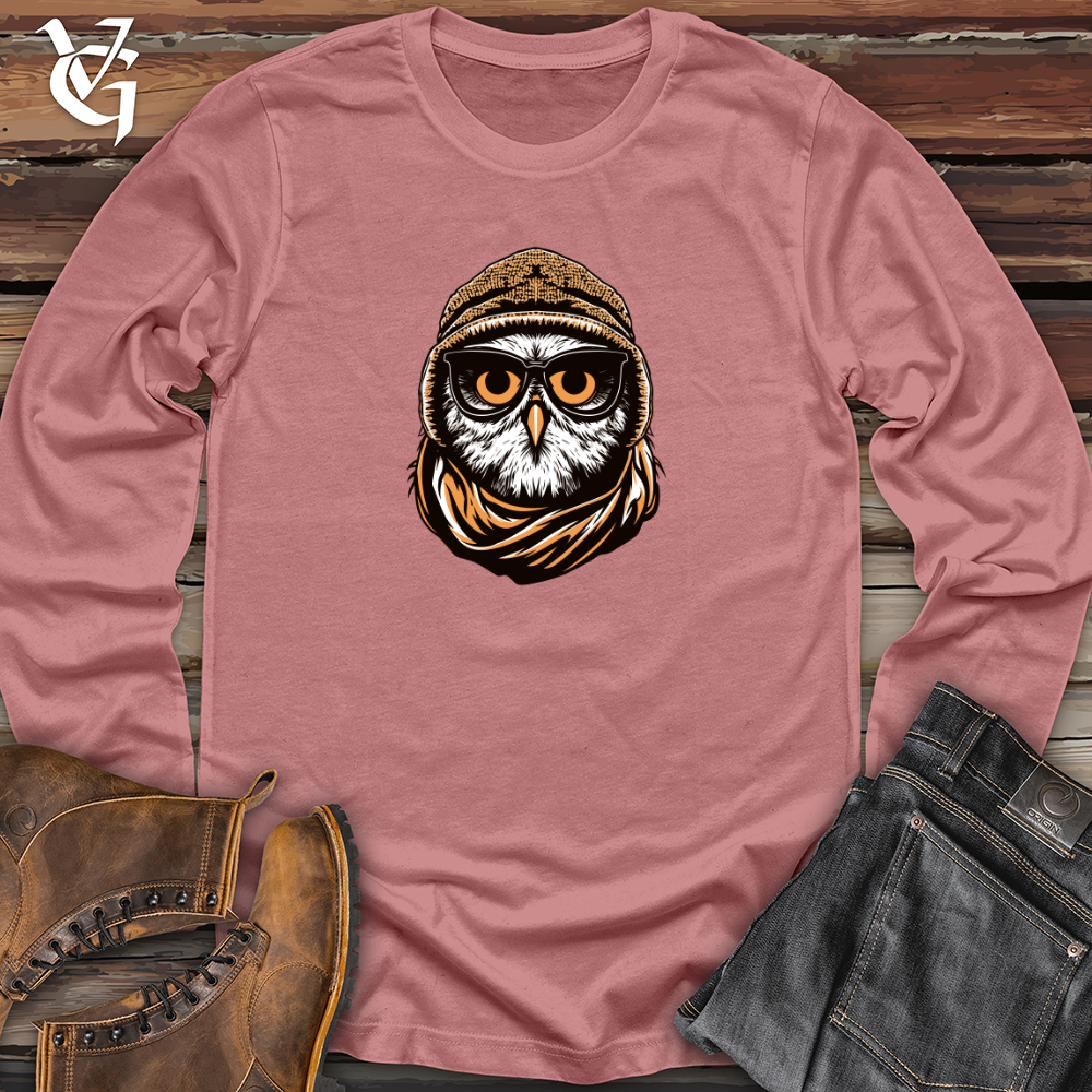 Vintage Ski Mask Owl Long Sleeve