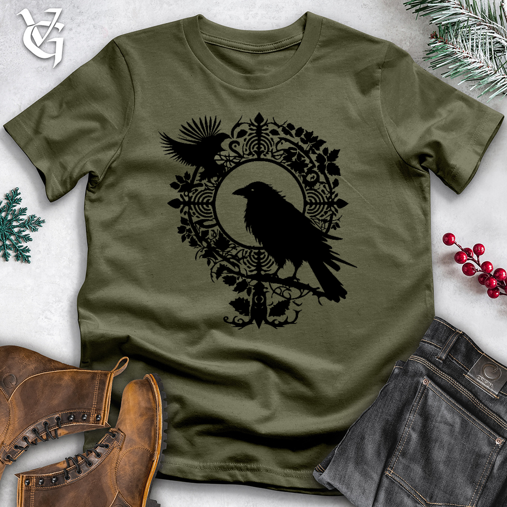 Raven and Vegvisir Cotton Tee