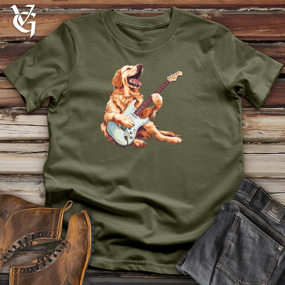Golden Retriever Rockstar Cotton Tee