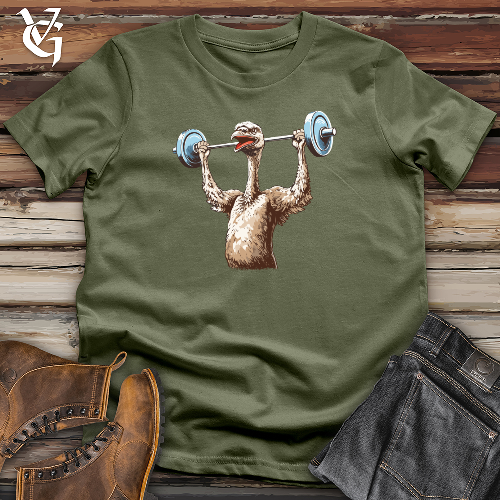 Ostrich Powerlifting Champ Softstyle Tee