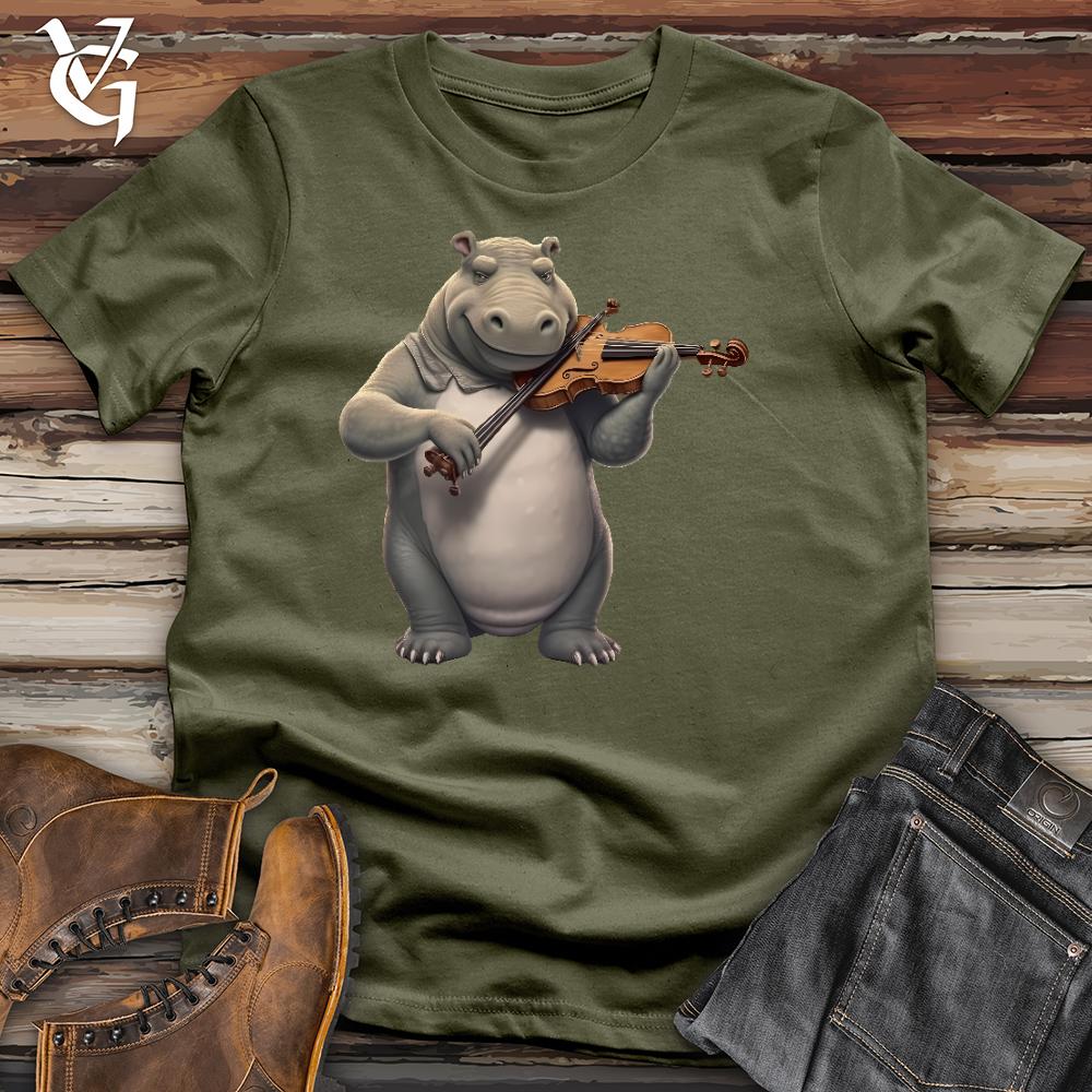 Violinist Hippo Cotton Tee