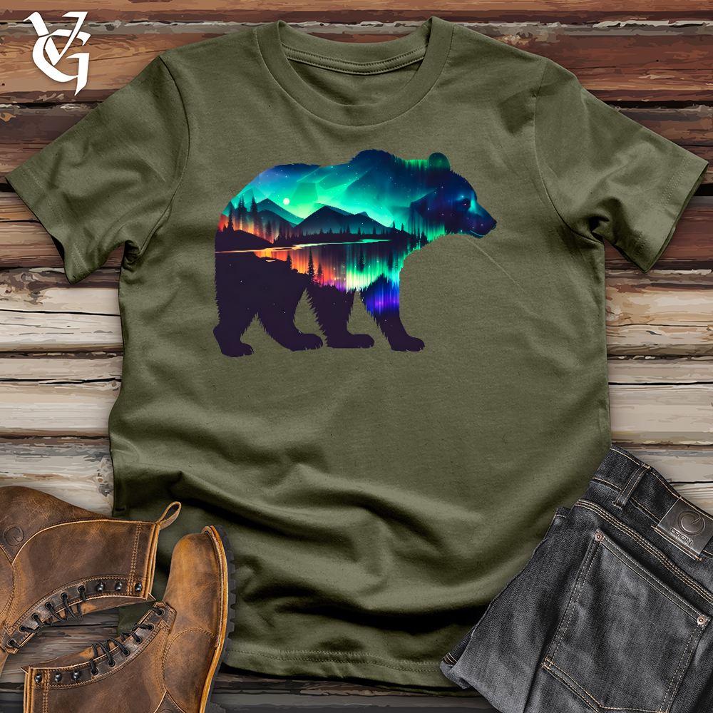 Northern Lights Bear Cotton Tee