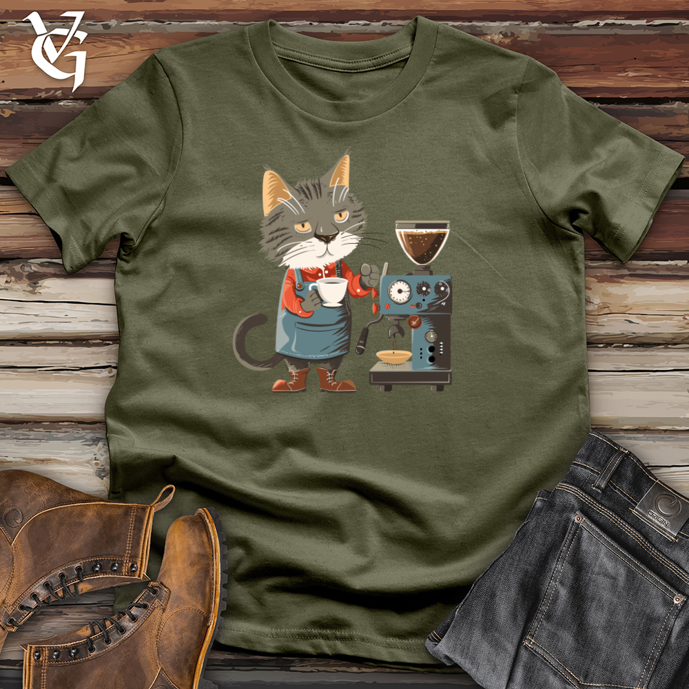 Cat Barista Brew Cotton Tee