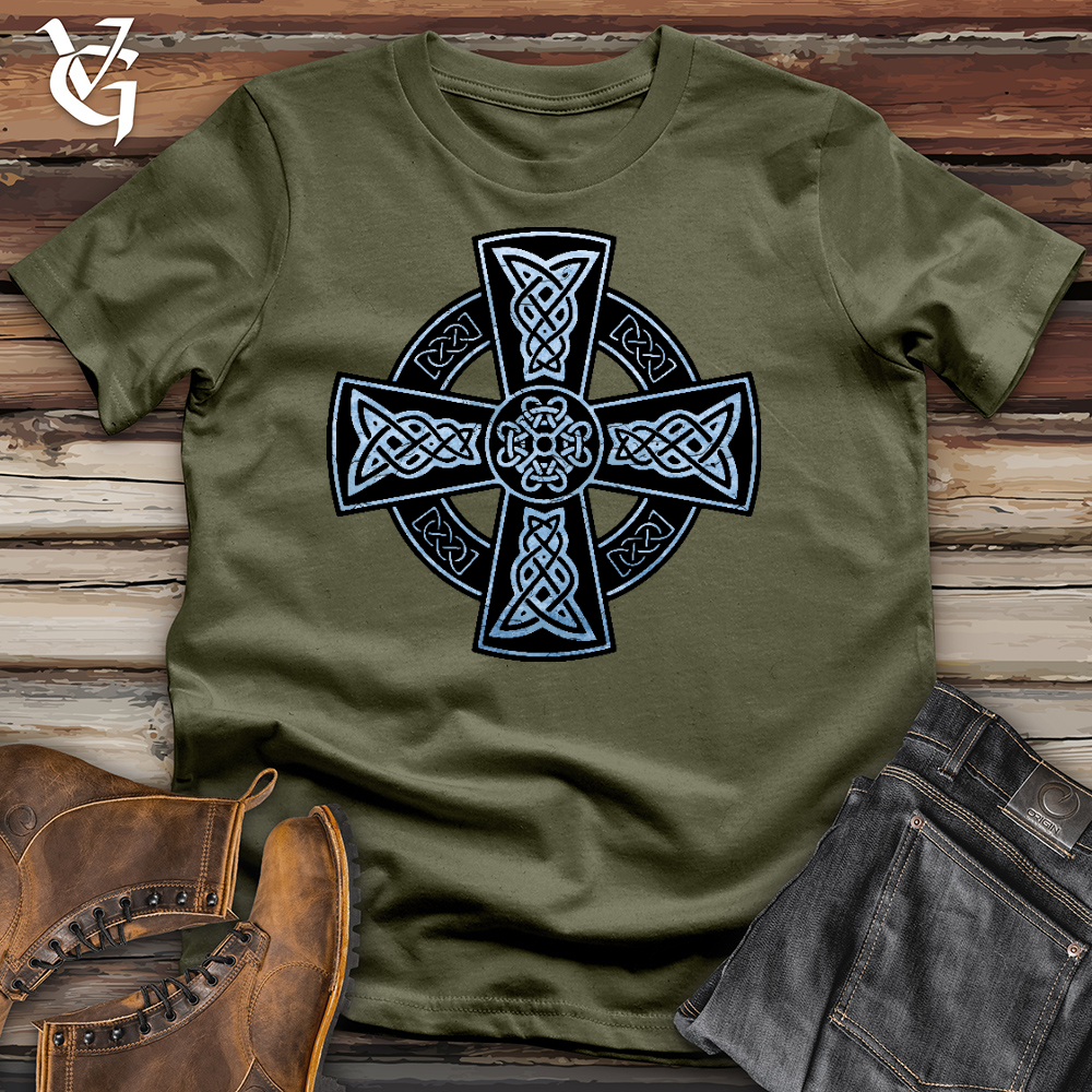 Icy Celtic Cross Cotton Tee