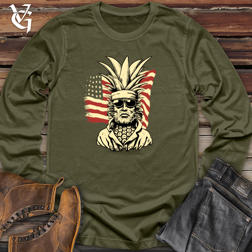 Vintage Army Pineapple Long Sleeve
