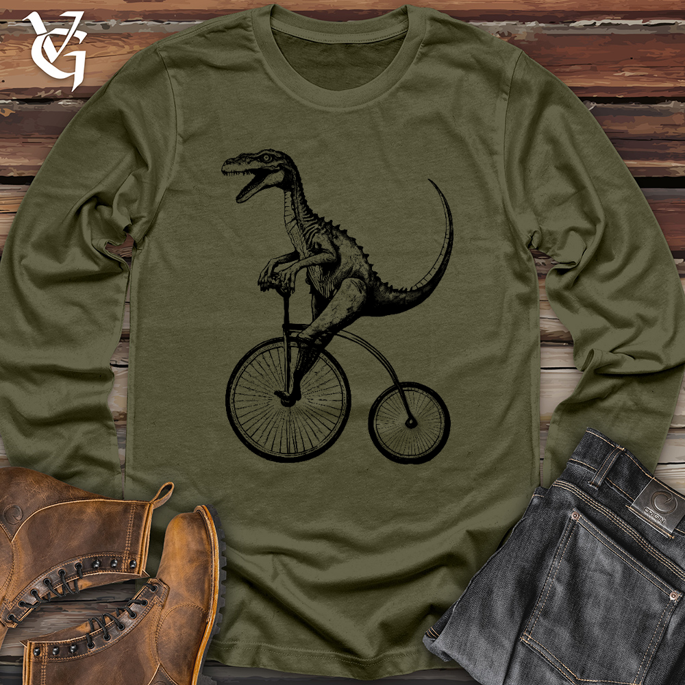 Dinosaur Cyclist Long Sleeve