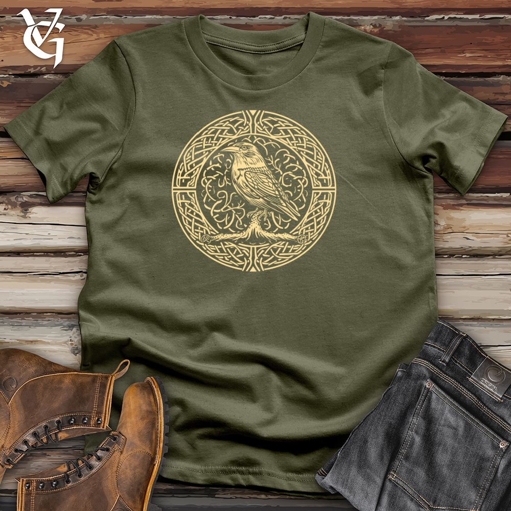 Celtic Bird Emblem Cotton Tee