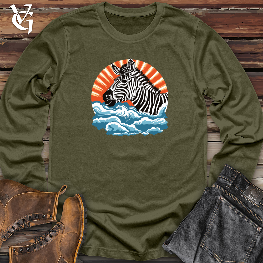 Zebrasky Clouds Long Sleeve