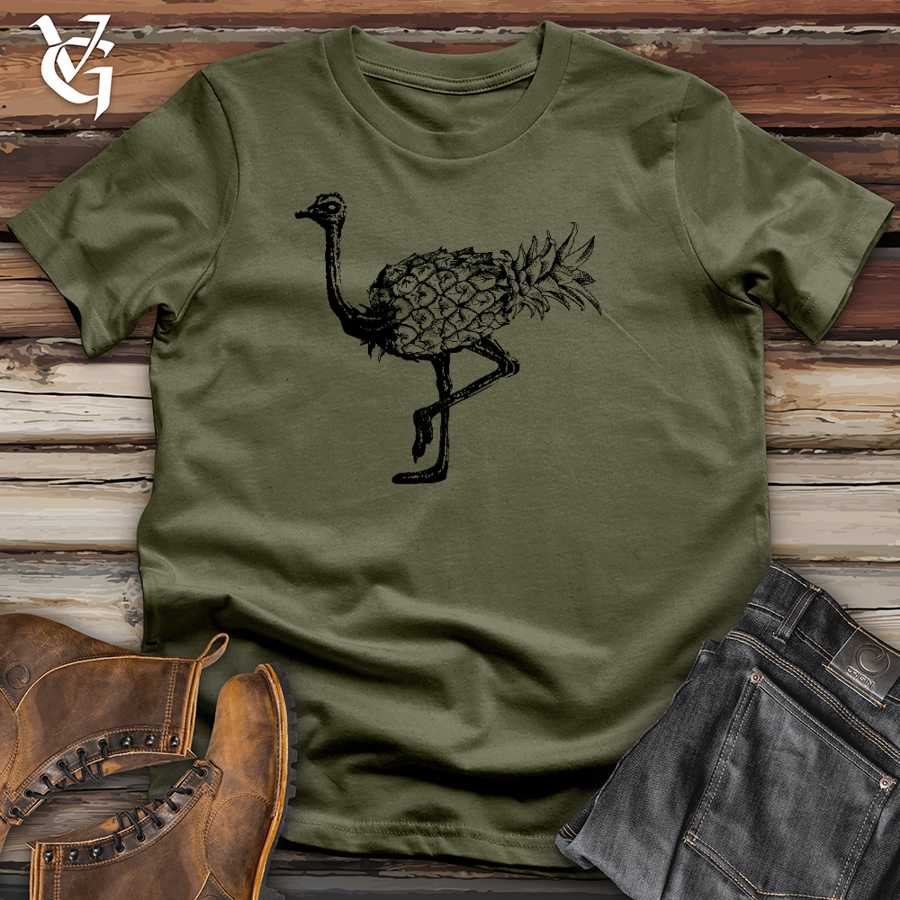 Pineapple Ostrich Cotton Tee