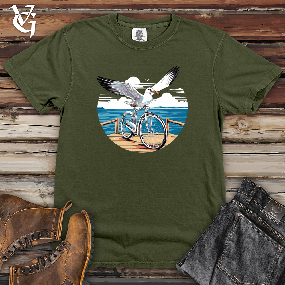 Boardwalk Cruiser Sea Gull Ride 01 Heavy Cotton Comfort Colors Tee