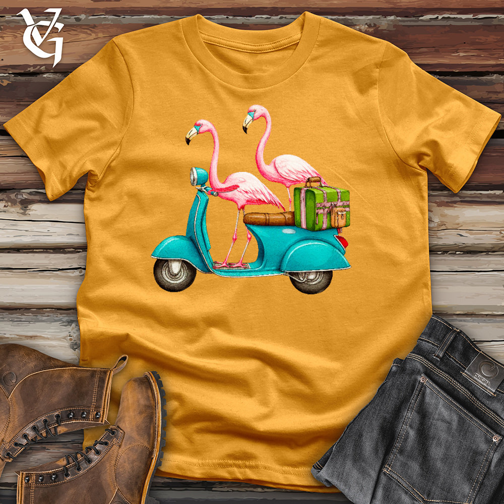 Flamingo Scoot Cotton Tee