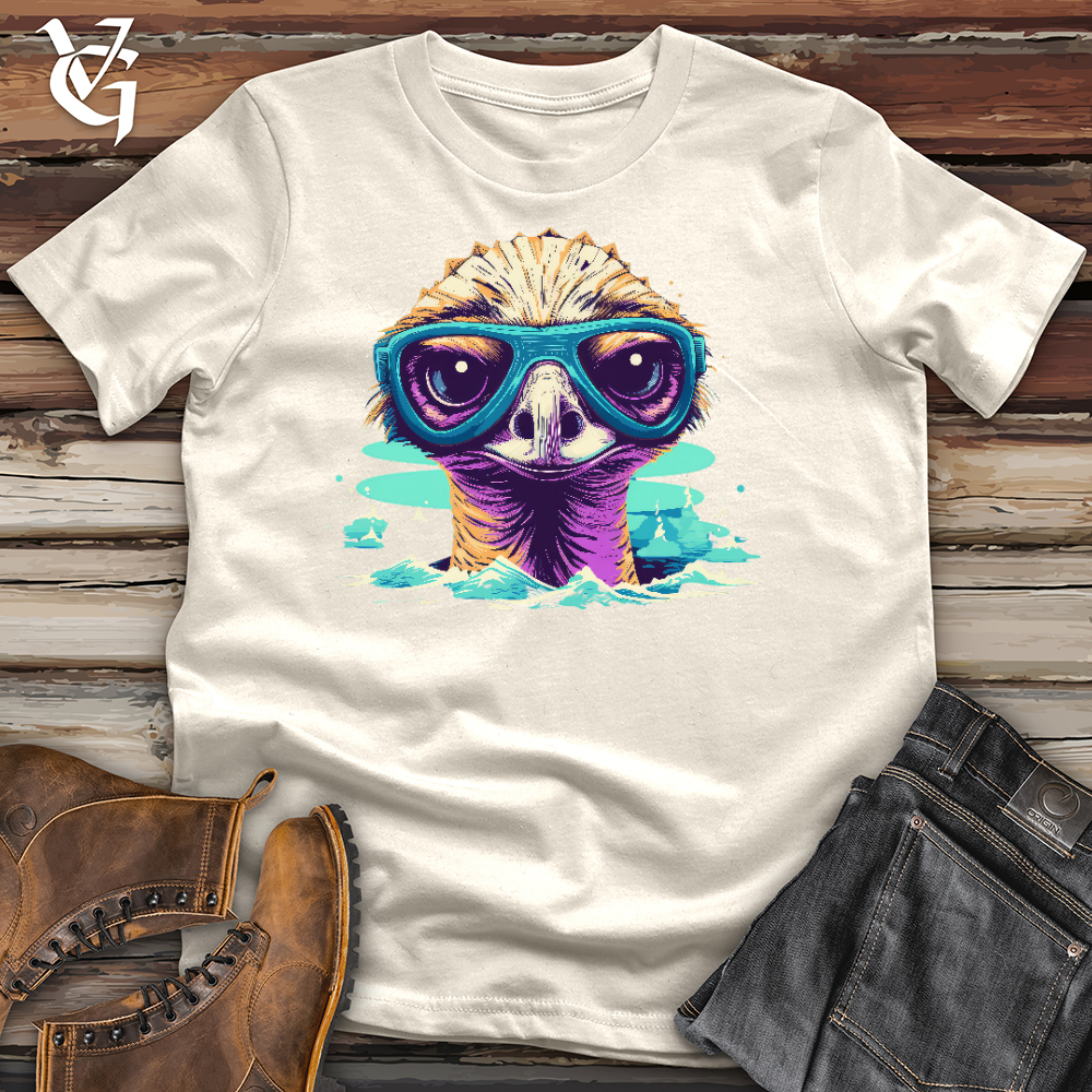 Swimming Ostrich Cotton Tee