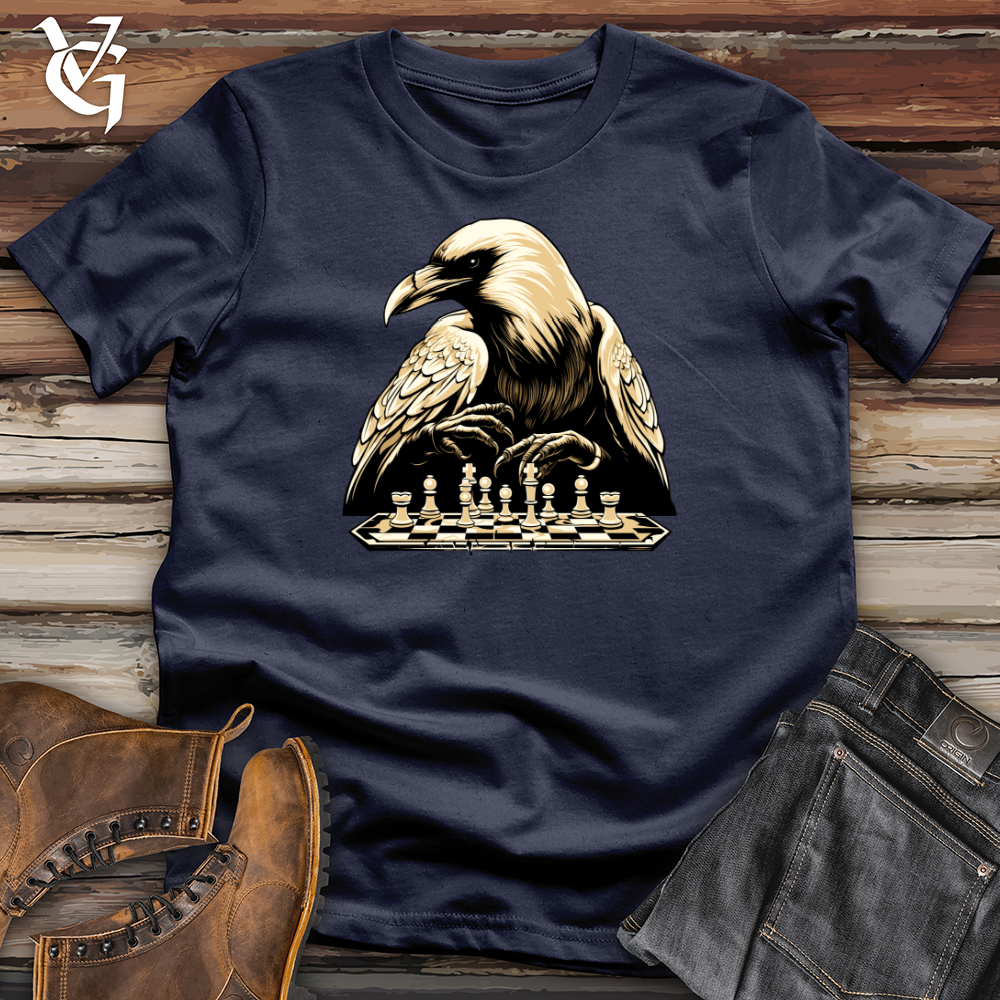 Strategizing Raven Chess Player Softstyle Tee