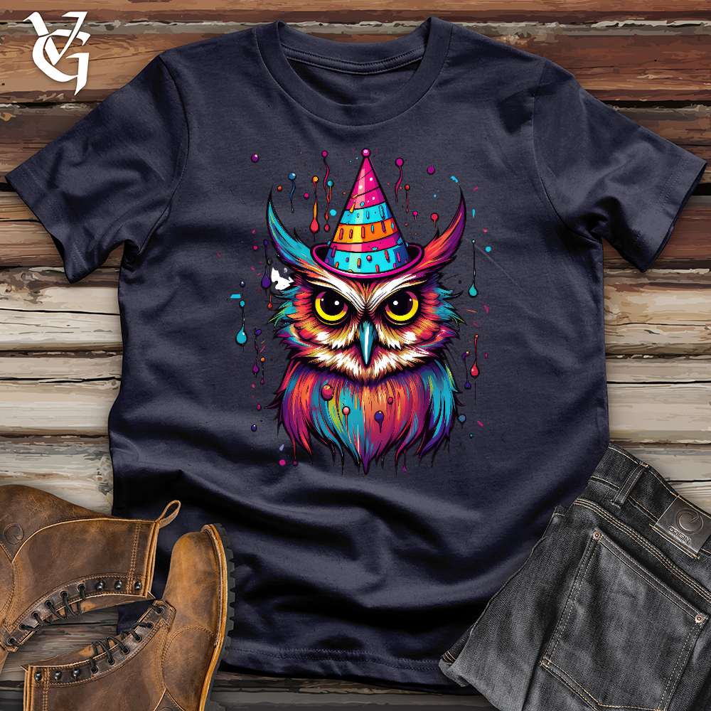 Birthday Party Owl Cotton Tee