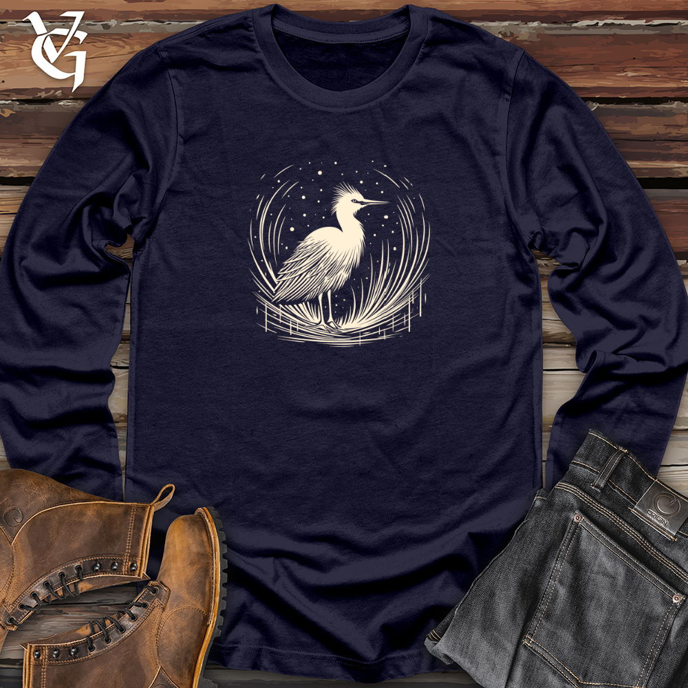 Flurry Feathered Egret Long Sleeve