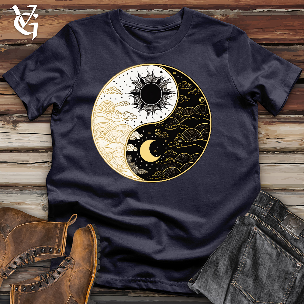Sun And Moon Yin Yang Cotton Tee