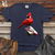 Geometric Cardinal Bird Heavy Cotton Comfort Colors Tee