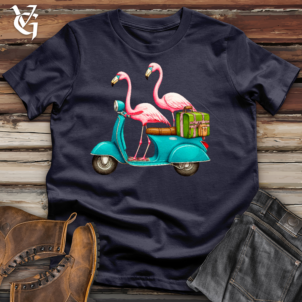 Flamingo Scoot Cotton Tee