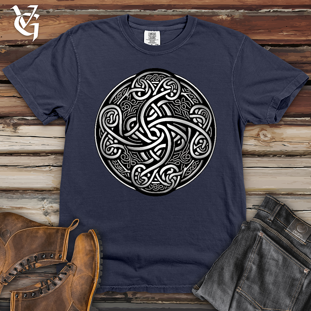Silver Celtic Knot Heavy Cotton Comfort Colors Tee
