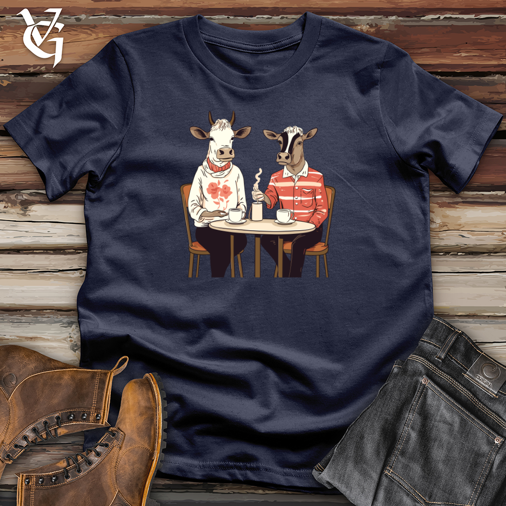 Cows Coffee Date Softstyle Tee
