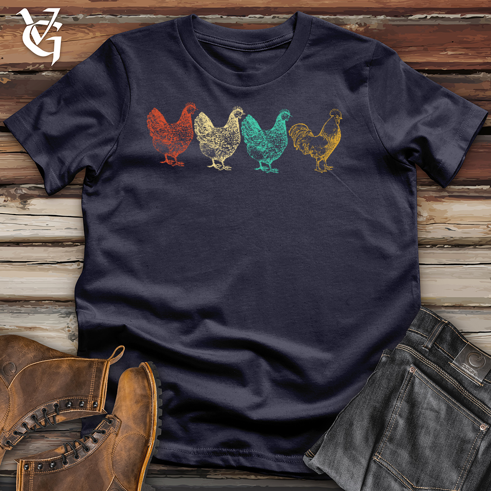 Chicken Scene Cotton Tee