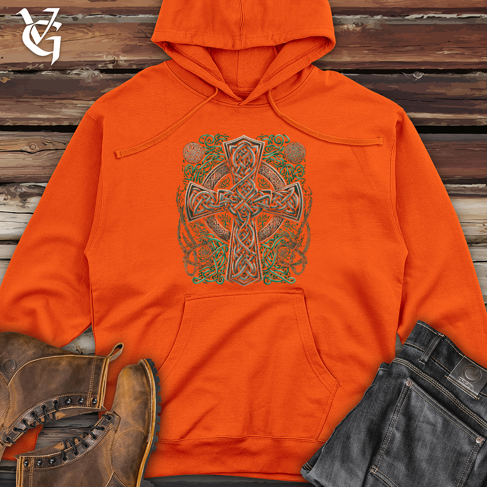 Celtic Crosses Midweight Hooded Sweatshirt