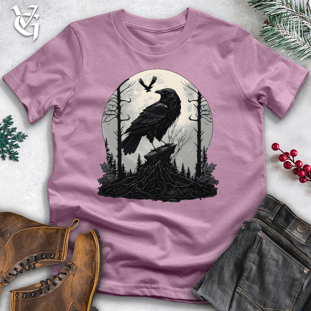 Raven Forest Moon Cotton Tee