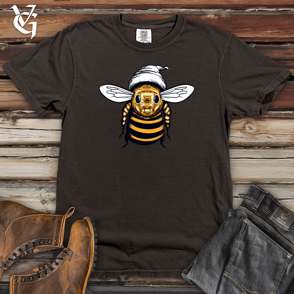 Bee in a Beanie Heavy Cotton Comfort Colors Tee