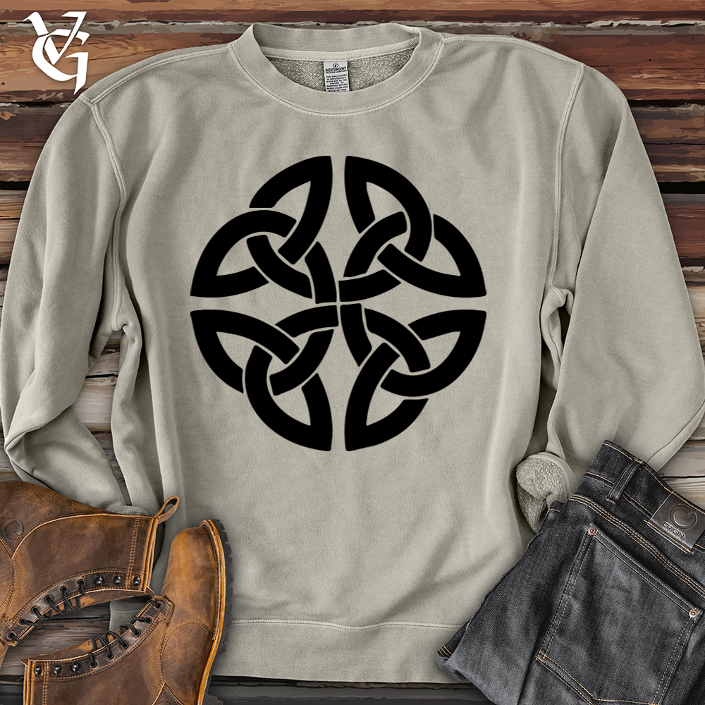 The Celtic Path of Life Pigment-Dyed Crewneck