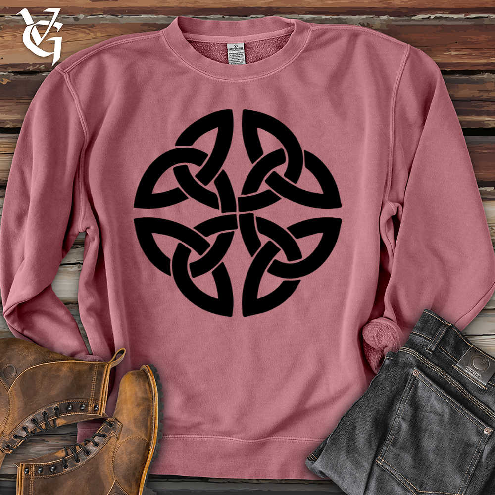 The Celtic Path of Life Pigment-Dyed Crewneck