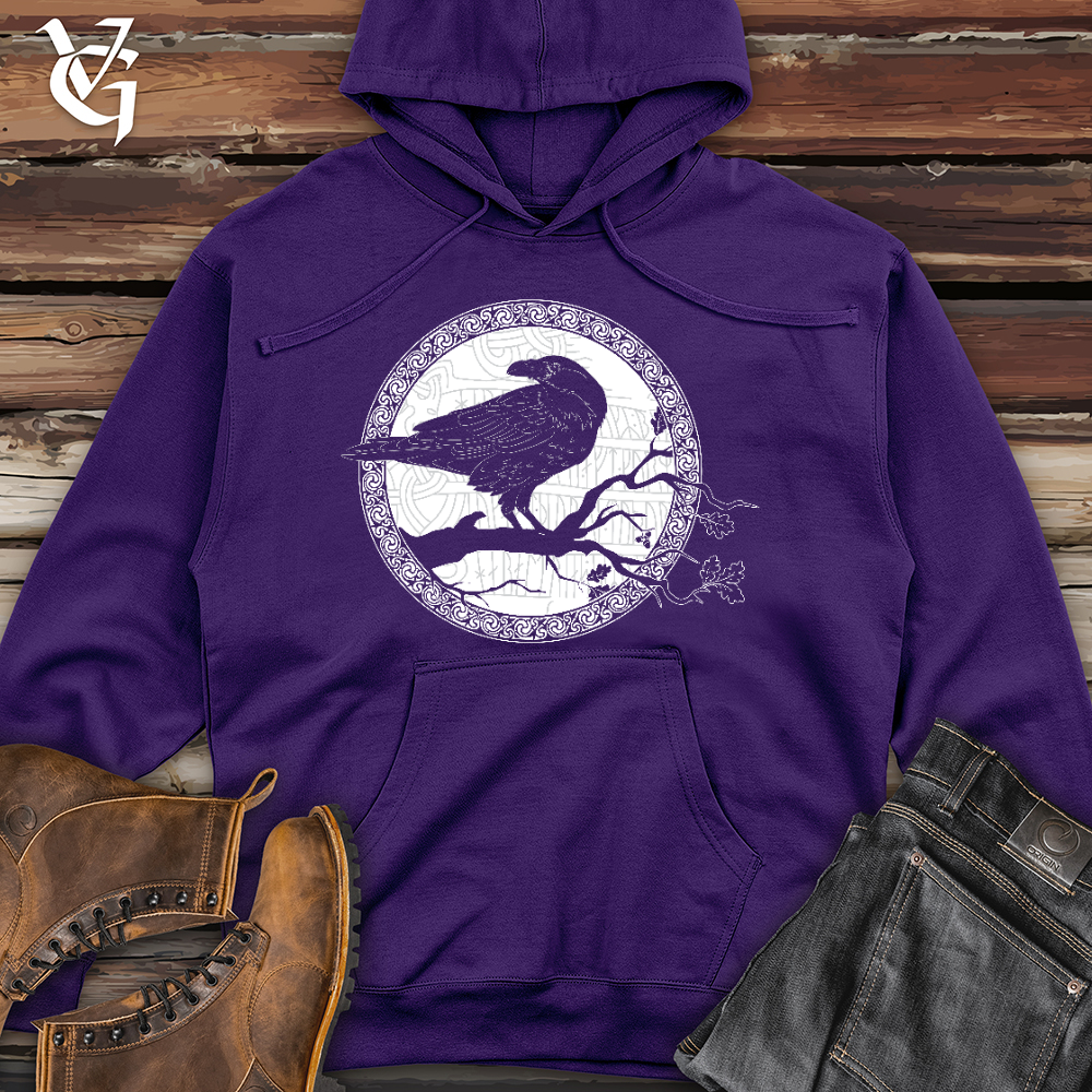 White Raven Winter Midweight Hooded Sweatshirt