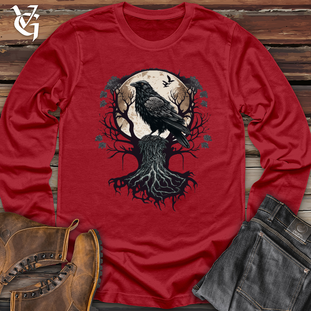 Full Moon Raven Long Sleeve