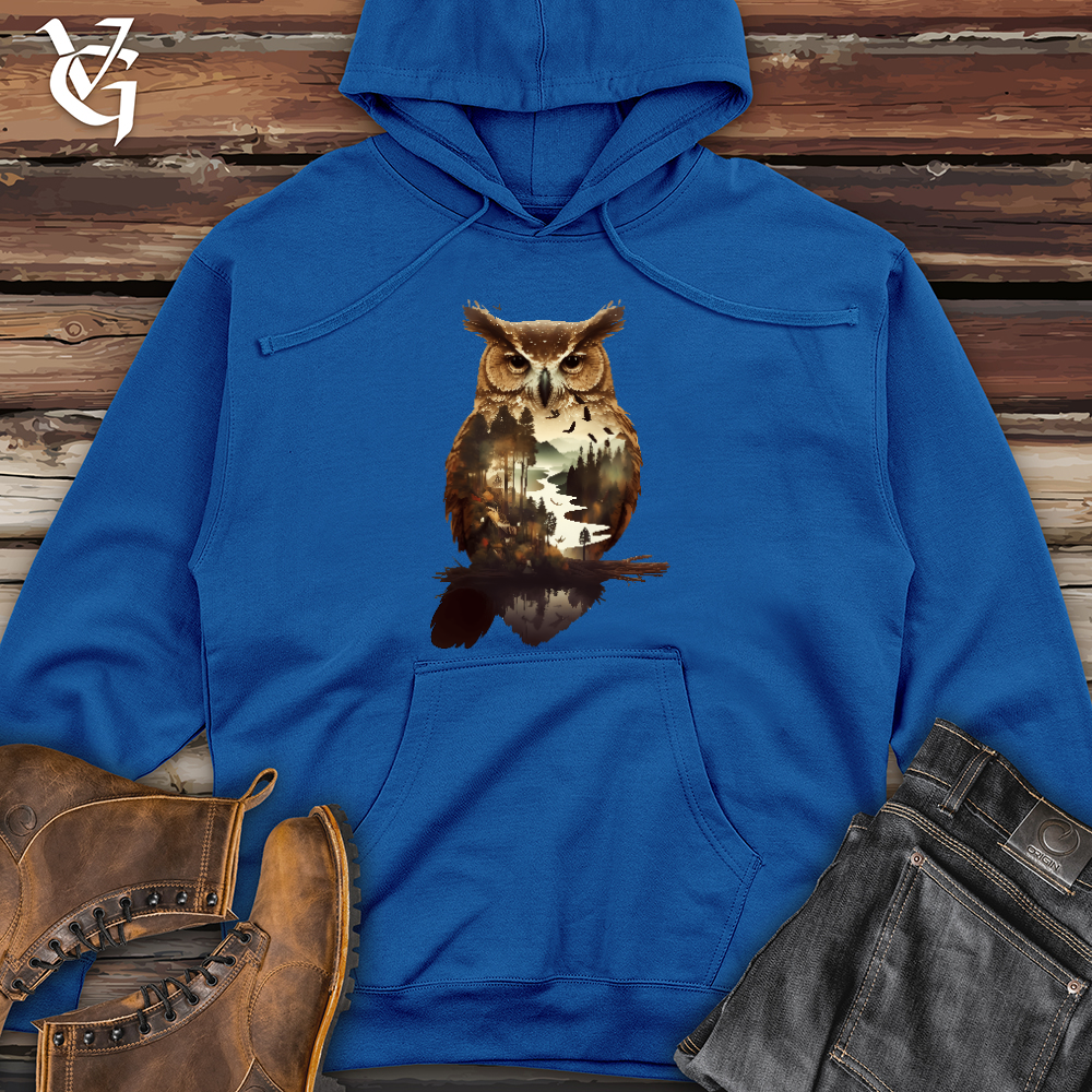 Owl of the River Midweight Hooded Sweatshirt
