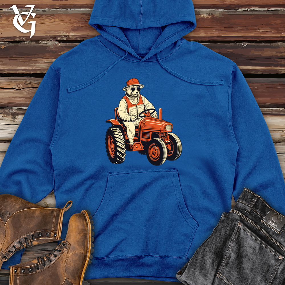 Retro Tractor Beast Midweight Hooded Sweatshirt