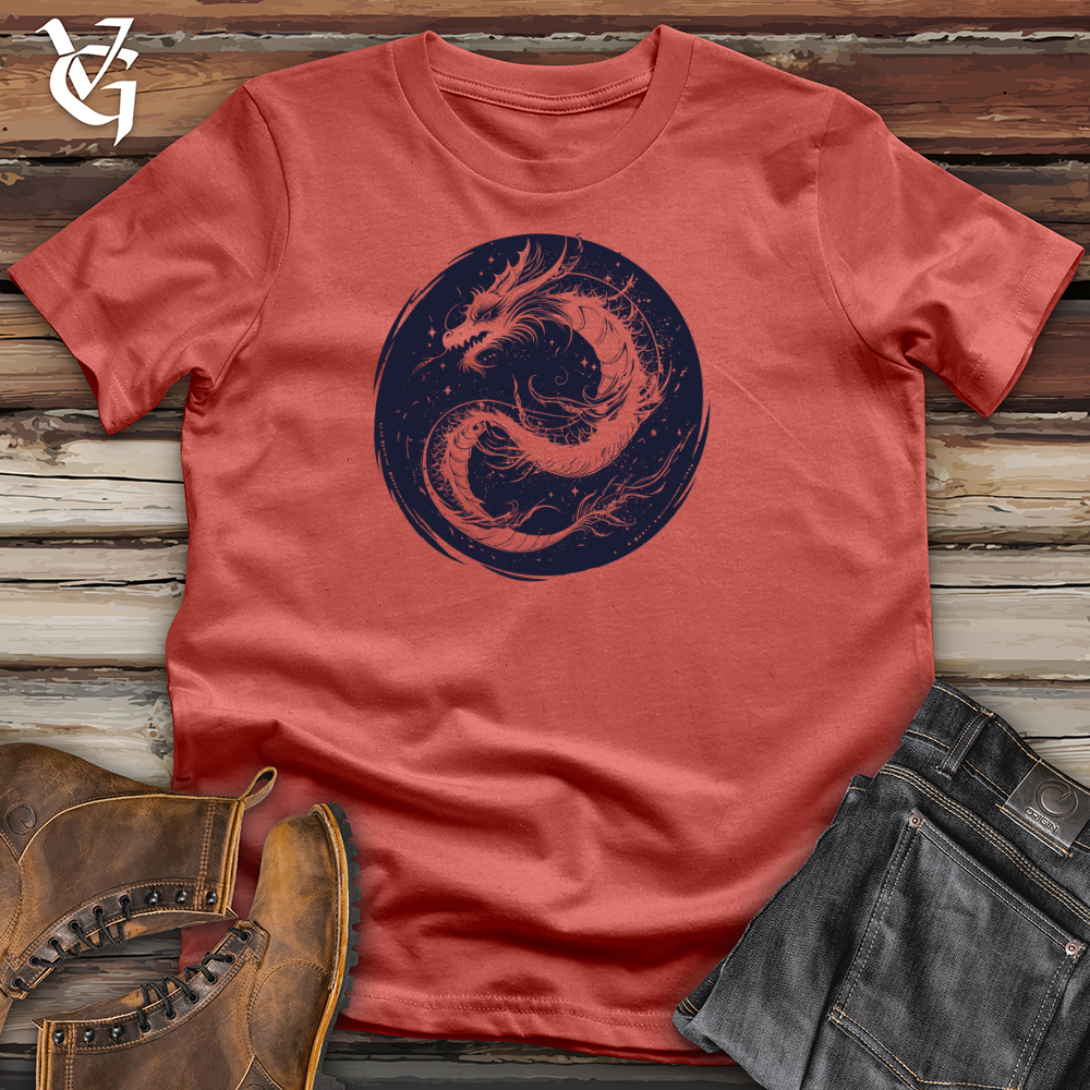 Celestial Dragon Circle Cotton Tee