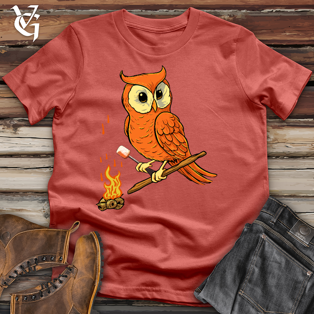 Owl Smores Cotton Tee