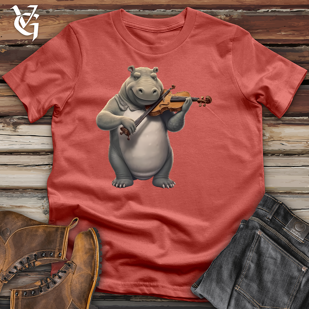 Violinist Hippo Cotton Tee