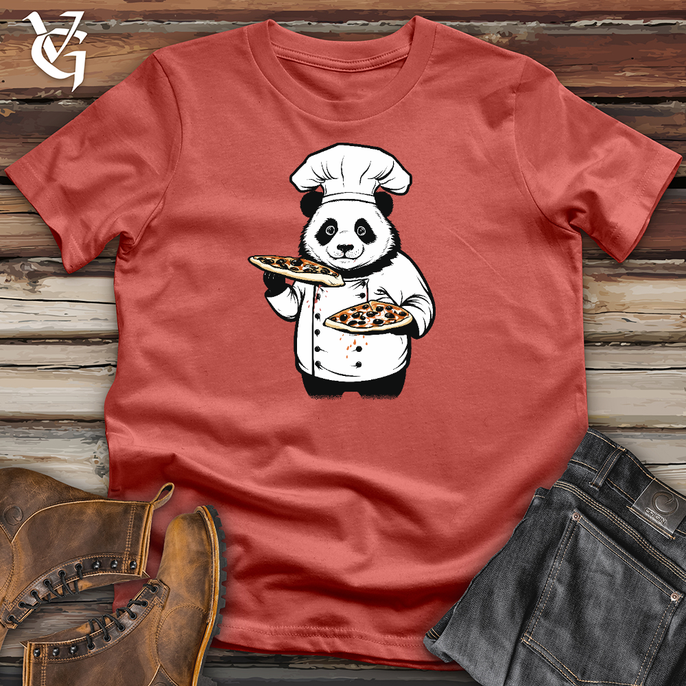 Panda Pizza Chef Cotton Tee