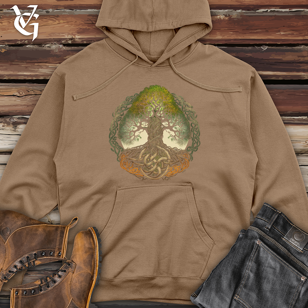 Celtic Life of Tree Min Midweight Hooded Sweatshirt