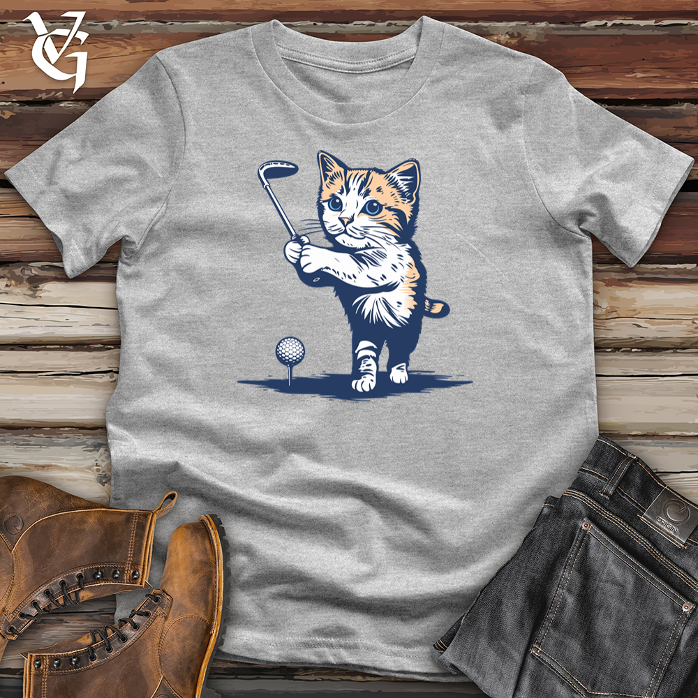 Cat Golfing Softstyle Tee