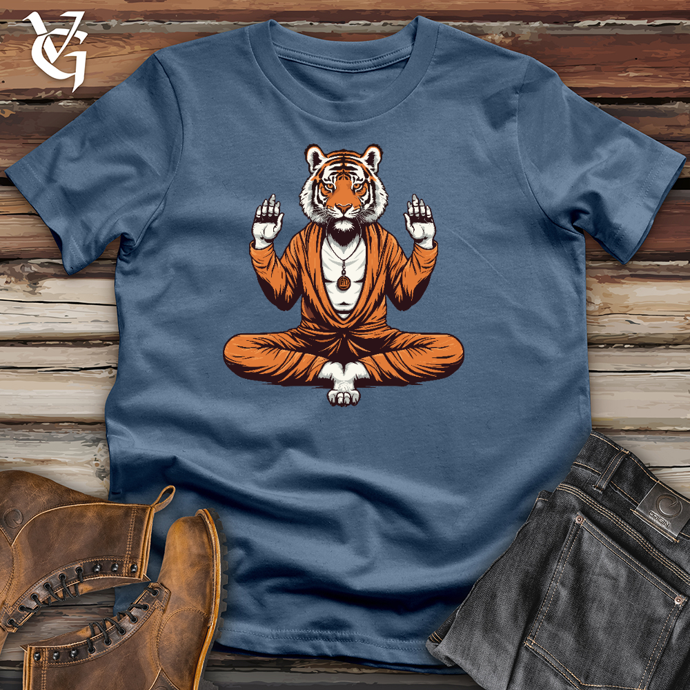 Tiger Doing Yoga Cotton Tee