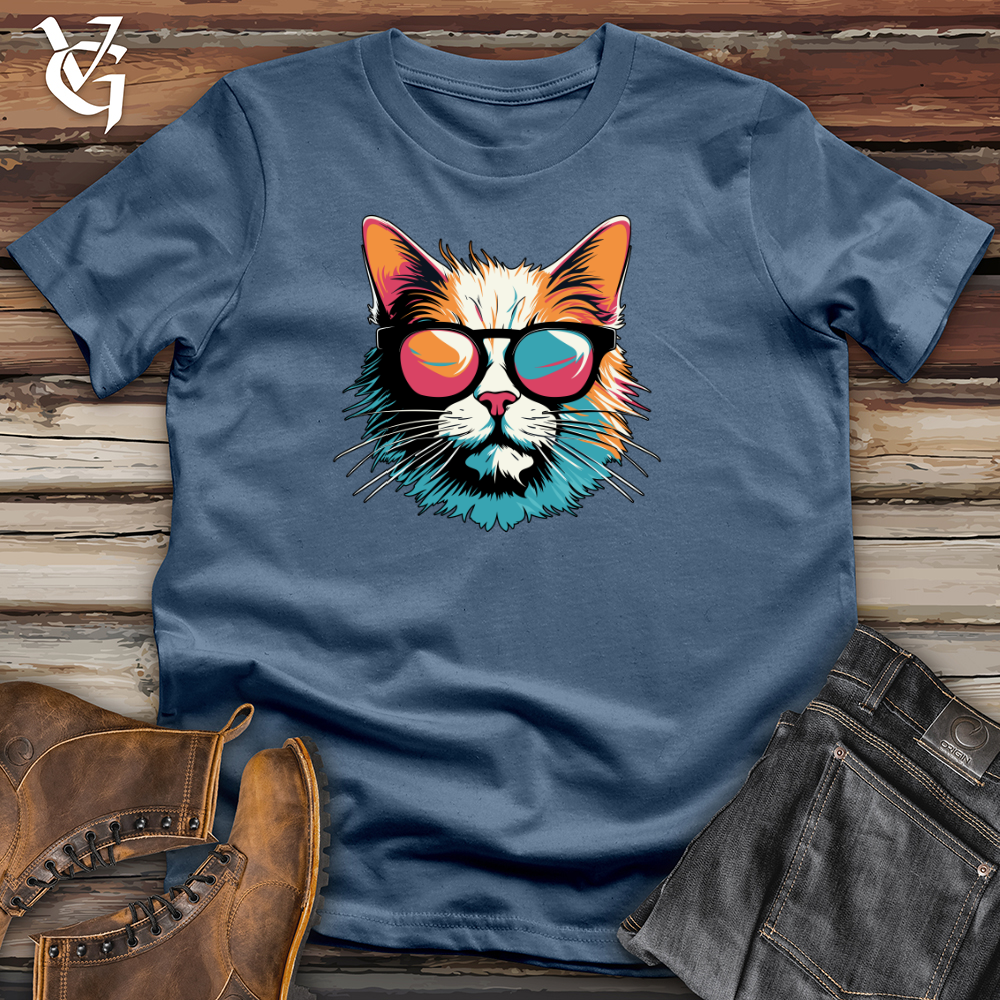 Retro Shades Cat Cotton Tee