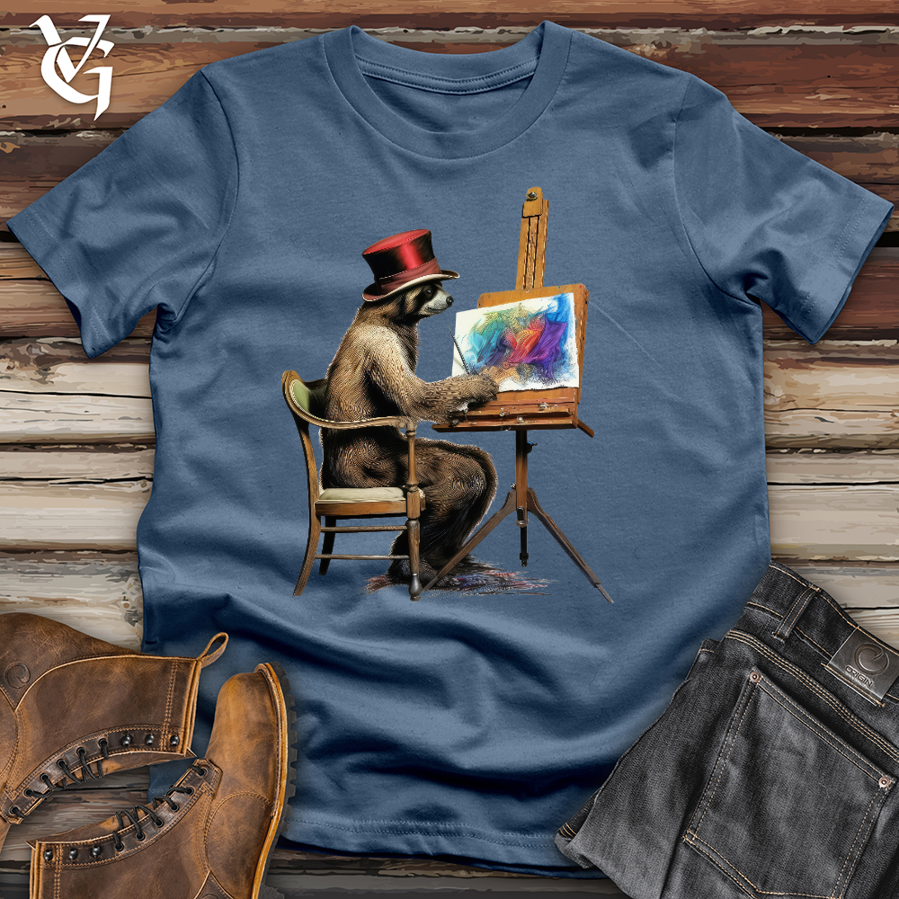 Painting Sloth Cotton Tee